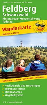 portada Feldberg, Schwarzwald: Wanderkarte mit Ausflugszielen, Einkehr- & Freizeittipps, Straßennamen, Wetterfest, Reißfest, Abwischbar, Gps-Genau. 1: 25000 (Wanderkarte / wk) (in German)