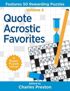 portada Quote Acrostic Favorites: Features 50 Rewarding Puzzles (en Inglés)