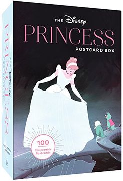 portada Disney Princess Postcard Box: 100 Collectible Postcards (Disney art Stationery, Gift for Disney Lover) (en Inglés)