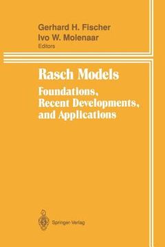 portada rasch models: foundations, recent developments, and applications (en Inglés)