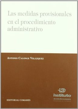 portada Las Medidas Provisionales en el Procedimiento Administrativo (in Spanish)