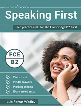 portada Speaking First: Ten Practice Tests for the Cambridge b2 First (in English)