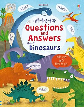 portada Lift-The-Flap Questions and Answers About Dinosaurs 