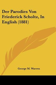 portada der parodies von friederick scholtz, in english (1881)