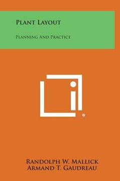 portada Plant Layout: Planning and Practice (en Inglés)