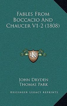 portada fables from boccacio and chaucer v1-2 (1808) (en Inglés)