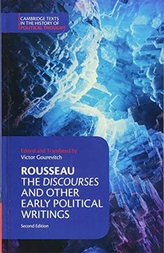 portada Rousseau: The Discourses and Other Early Political Writings (Cambridge Texts in the History of Political Thought) (en Inglés)