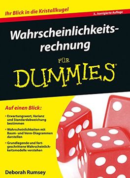 portada Wahrscheinlichkeitsrechnung für Dummies (en Alemán)