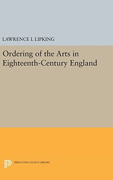 portada Ordering of the Arts in Eighteenth-Century England (Princeton Legacy Library) (en Inglés)