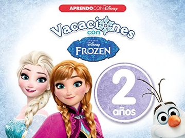 portada Vacaciones con Frozen. 2 años (Aprendo con Disney)