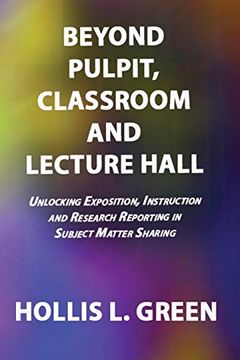 portada Beyond Pulpit, Classroom and Lecture Hall 