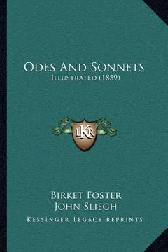 portada odes and sonnets: illustrated (1859) (en Inglés)