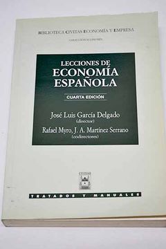 portada Lecciones de Economia Española (4ª Ed. )