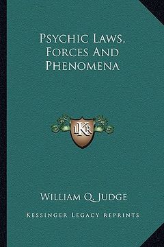 portada psychic laws, forces and phenomena (en Inglés)