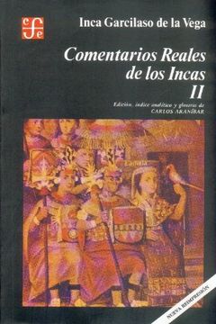 portada Comentarios Reales Incas - Volumen 2 (Literatura)