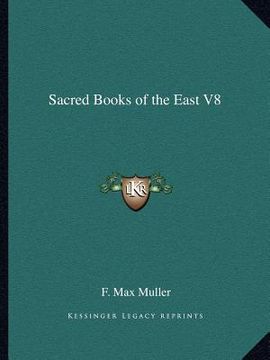 portada sacred books of the east v8 (en Inglés)
