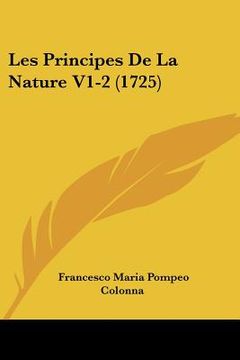 portada les principes de la nature v1-2 (1725) (en Inglés)