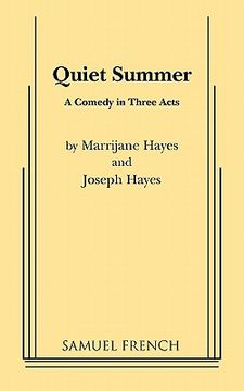 portada quiet summer (en Inglés)