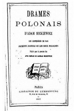 portada Drames Polonais d'Adam Mickiewicz (en Francés)