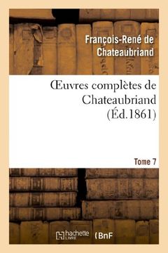 portada Oeuvres Completes de Chateaubriand. Tome 7 (Littérature)
