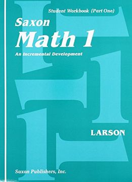 portada saxon math 1: student workbook set first edition