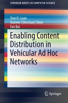 portada Enabling Content Distribution in Vehicular ad hoc Networks (Springerbriefs in Computer Science) (in English)
