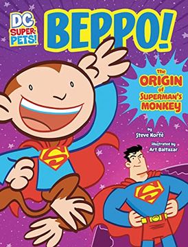 portada Beppo! The Origin of Superman's Monkey (dc Super-Pets Origin Stories) (en Inglés)