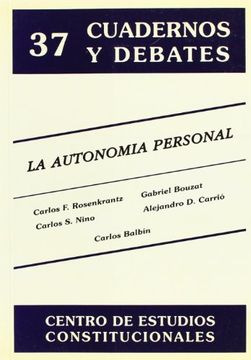 portada La AutonomíA Personal: InvestigacióN Colectiva del Centro de Estudios Institucionales de Buenos Aires