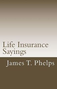 portada Life Insurance Sayings (en Inglés)