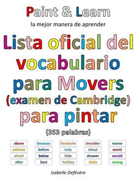 portada Lista oficial del vocabulario para Movers (examen de Cambridge) (Spanish Edition)