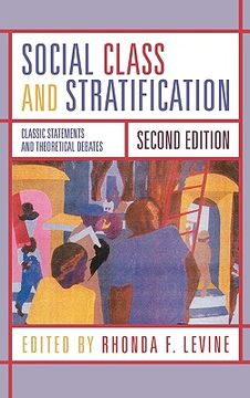 portada social class and stratification: classic statements and theoretical debates