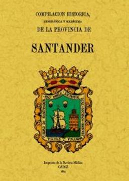 portada Compilación Histórica, Biográfica y Marítima de La Provincia de Santander