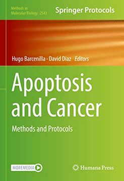 portada Apoptosis and Cancer: Methods and Protocols (Methods in Molecular Biology, 2543) (en Inglés)