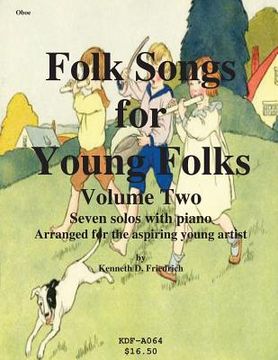 portada Folk Songs for Young Folks, Vol. 2 - oboe and piano (en Inglés)