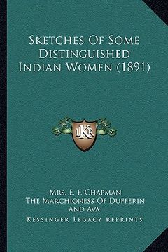 portada sketches of some distinguished indian women (1891) (in English)