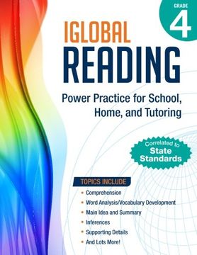 portada iGlobal Reading, Grade 4: Power Practice for School, Home, and Tutoring (iGlobal Reading Workbook Series) (Volume 2)