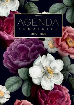 portada Agenda Semainier 2019 2020 - Agenda de Poche et Calendrier Août 2019 à Décembre 2020 Agenda Journalier (en Francés)