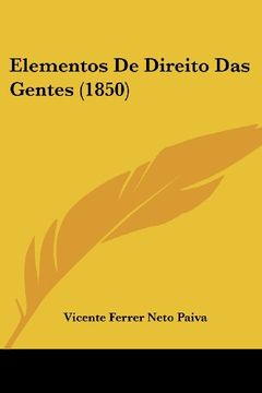 portada Elementos de Direito das Gentes (1850) (in Spanish)