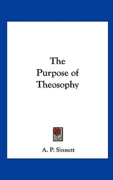 portada the purpose of theosophy (en Inglés)