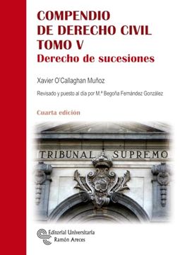 portada Compendio de Derecho Civil Tomo v (in Spanish)