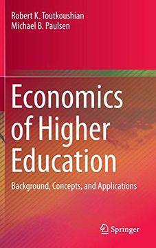 portada Economics of Higher Education: Background, Concepts, and Applications (en Inglés)