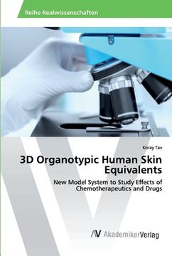 portada 3D Organotypic Human Skin Equivalents (en Inglés)