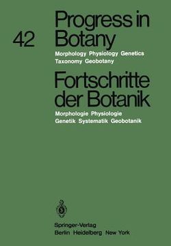 portada progress in botany / fortschritte der botanik: morphology . physiology . genetics . taxonomy . geobotany / morphologie . physiologie genetik . systema (en Alemán)
