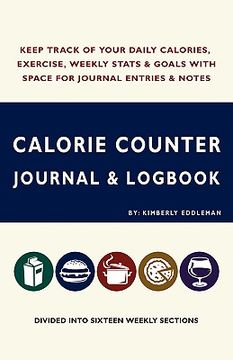 portada calorie counter journal & logbook (en Inglés)