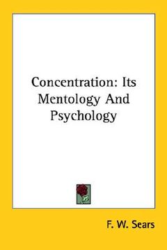portada concentration: its mentology and psychology