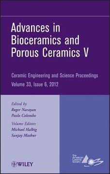 portada Advances in Bioceramics and Porous Ceramics V, Volume 33, Issue 6 (en Inglés)