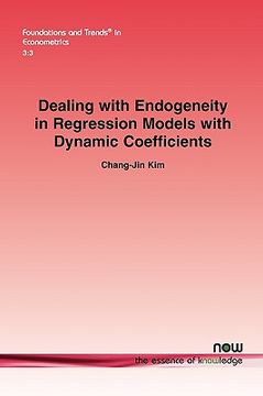 portada dealing with endogeneity in regression models with dynamic coefficients (en Inglés)