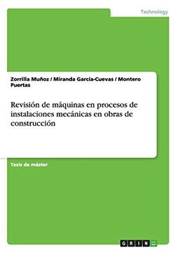 portada Revisión de Máquinas en Procesos de Instalaciones Mecánicas en Obras de Construcción (in Spanish)