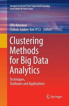 portada Clustering Methods for big Data Analytics: Techniques, Toolboxes and Applications (Unsupervised and Semi-Supervised Learning) (en Inglés)