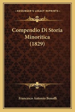 portada Compendio Di Storia Minoritica (1829) (en Italiano)